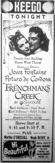 Keego Theatre - Old Ad